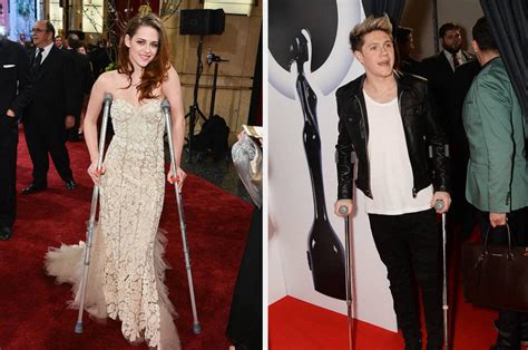 louis vuitton leg cast|15 Times Celebs Wore Casts, Slings, And Crutches On The Red .